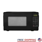 700W Compact Microwave Oven LED Display Timer Child Safety Lock 10 Power Levels