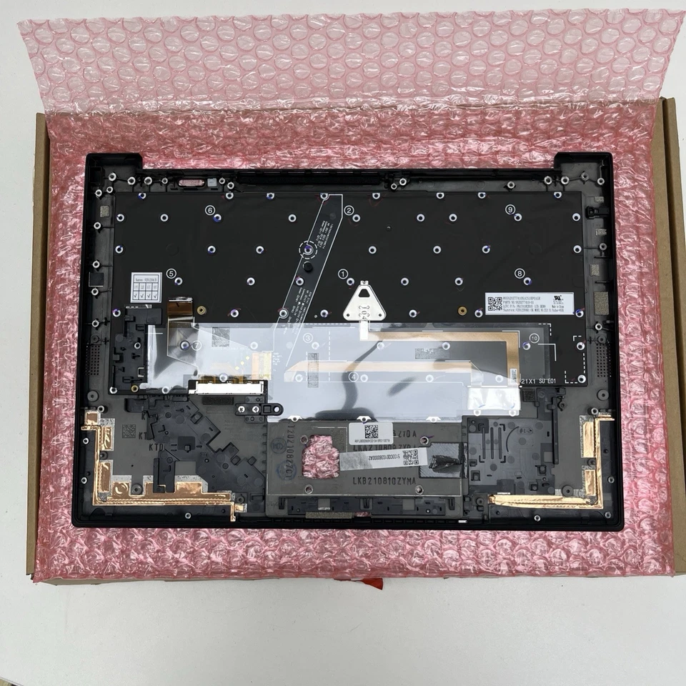 Lenovo ThinkPad X1 Carbon 2021 9th Gen Palmrest Keyboard Cover UK Ref: L1402 - Image 3 of 4