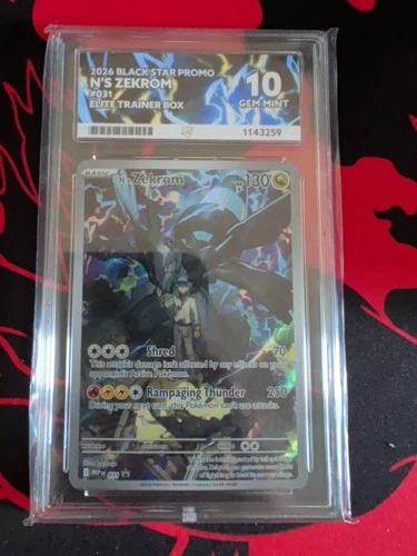 ACE 10 N's Zekrom MEP 031 Black Star Promo Pokemon Gem Mint
