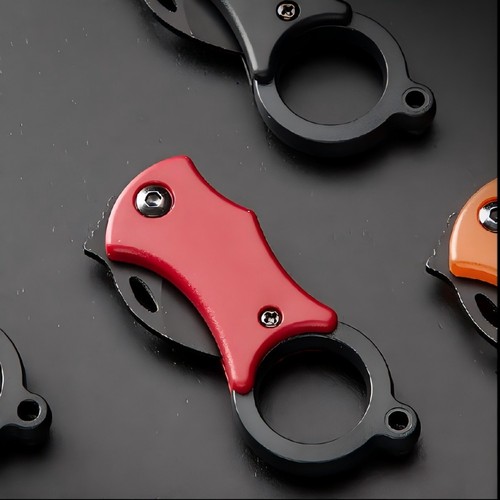 Mini Folding Keychain Knife Portable High Hardness EDC for Camping Hiking - Picture 2 of 10
