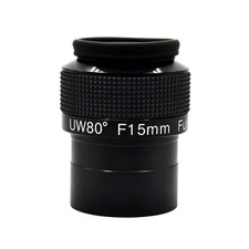 Skyoptikst 2-Inch 15MM 80-Degree Eyepiece FMC for Astronomical Telescope