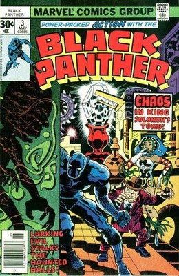 Black Panther #3 VG; Marvel | low grade - May 1977 Jack Kirby - w/Bag+Board