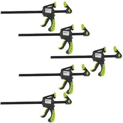 Einhandzwinge Schnellspannzwinge Schraubzwinge 5er Set Spanner 60x150 mm - Bild 1 von 4