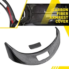 Carbon Fiber Center Console Box Switch Trim For Mercedes Benz GLC300 2015-2020