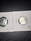 Two 1/10oz .999 Fine Silver Rounds