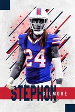 364335 Stephon Gilmore Cornerback Art Print Poster