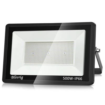 500W LED Strahler Außen Warmweiß 3000K 50000LM Superhell Außenstrahler IP66