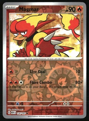 Magmar Common SV: Scarlet & Violet 151 126/165 NM