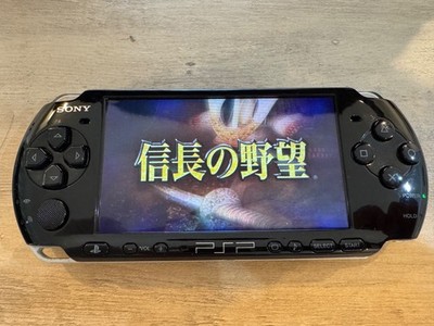 Sony PSP 3000 Black Console Tested Working Cleaned Japan