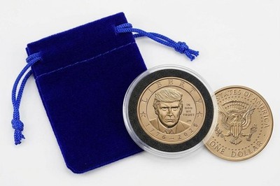 IN HAND! Trump $1 Coin 2026 President Dollar Semiquincentennial Gift Set US Mint