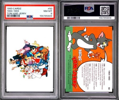 Tom & Jerry 1964-1993 #50 PSA 8 NM-MT 1993 Cardz Cartoon Hanna-Barbera