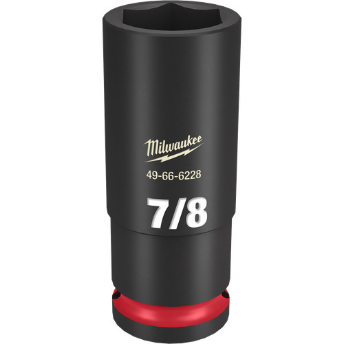 Milwaukee 49-66-6228 SHOCKWAVE Impact Duty 1/2" Drive 7/8" Deep 6 Point Socket