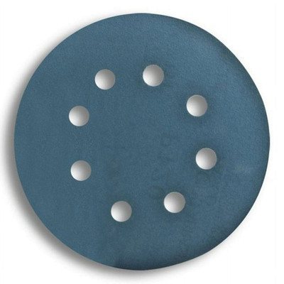 100 Pack 5 in W x 5 in L 150 Grit 8-Hole Hook and Loop Sanding Disc