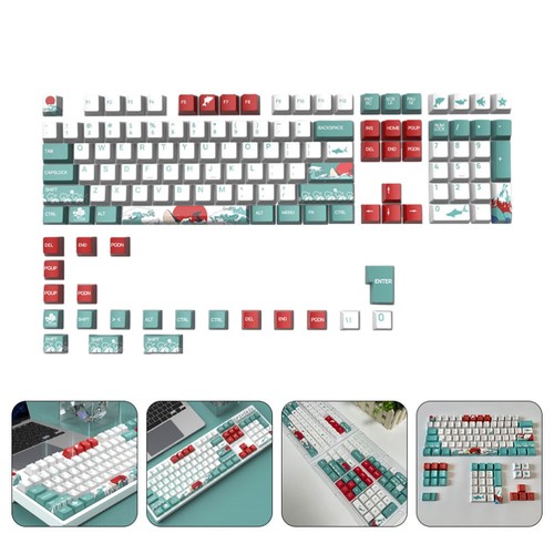 129 Pcs Korallenseetastkappe Tastenkappe Für Mechanische Gaming-Tastatur - 第 10/12 張圖片