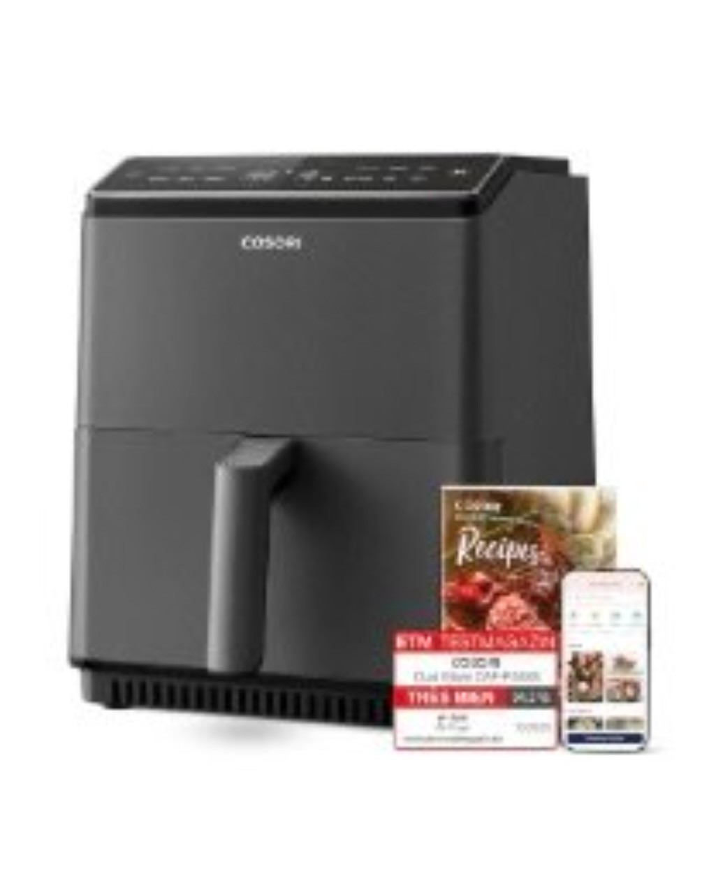 Friteuse à air chaud COSORI Air Fryer Dual Blaze 6,4 l cuve XL et kit accessoires complet