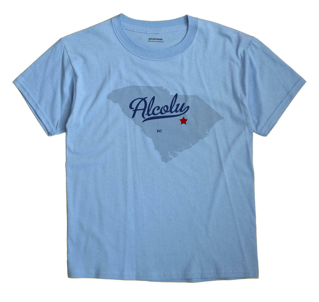 Alcolu South Carolina SC TShirt MAP eBay