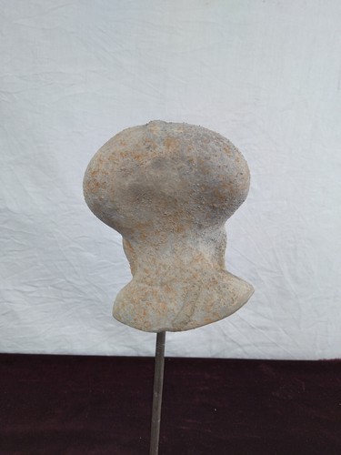 Cabeza de chamán maya inca terracota América del Sur precolombina - Imagen 6 de 8