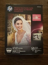 HP (CR669A) Premium Plus Photo Paper/60 Sheets (New/Sealed)