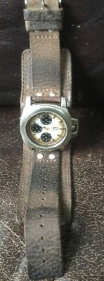 MARC ECHO MEN'S CHRONOGRAPH Silver Tone Watch #NO:00-829-1972. Classic Retired