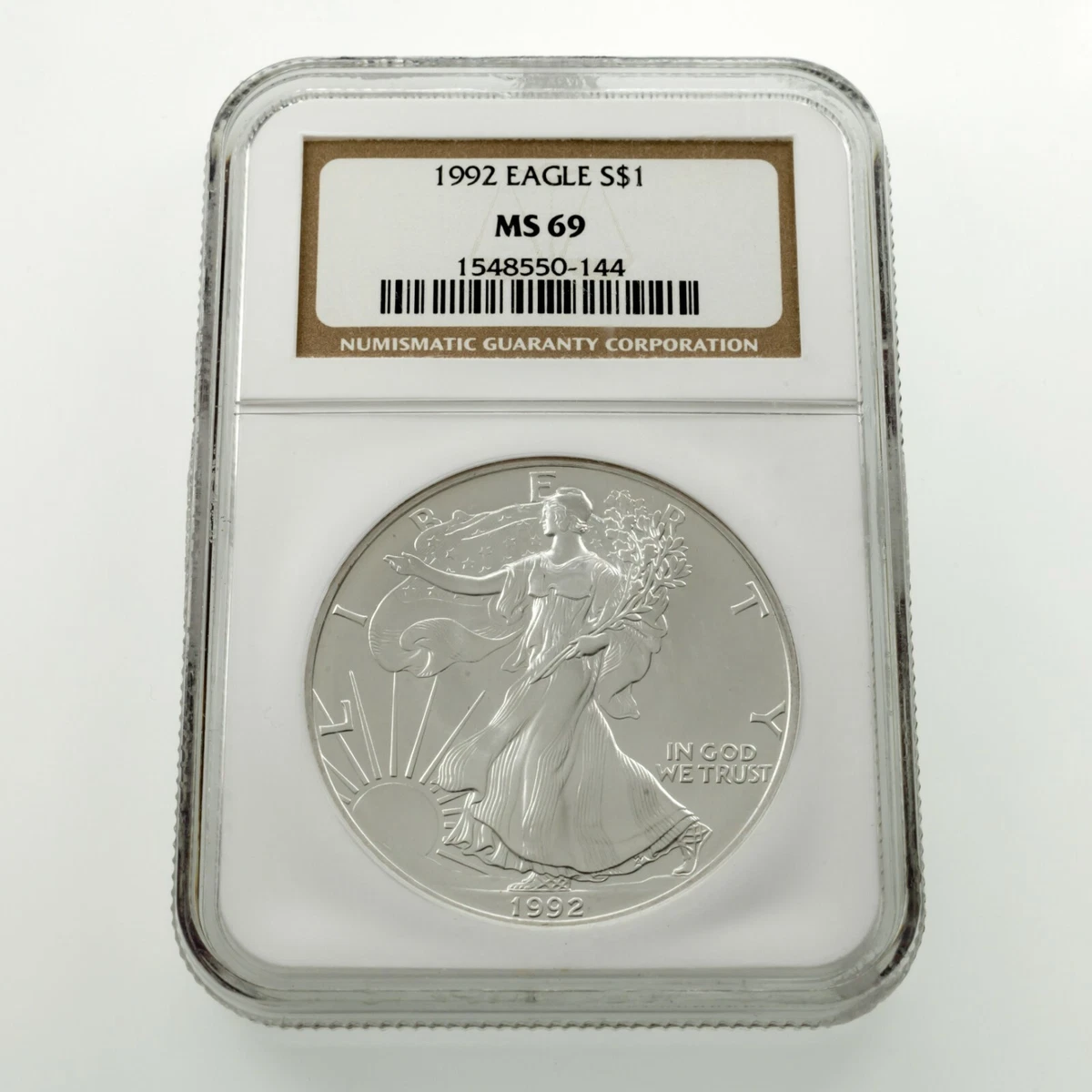 Preços baixos em American Eagle 1992 moedas de prata | eBay