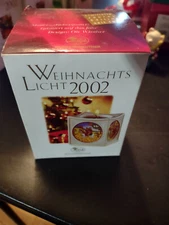 VINTAGE 2002 NEW IN BOX WEIHNACHTS LIGHT CANDLE SET