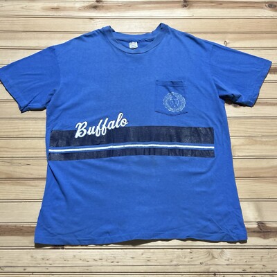 Vintage 80s Champion University New York at Buffalo Shirt Size 2XL
