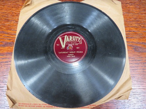 Varsity Polka Band Saturday Night Polka / Beer Barrel Polka Varsity 501 78 RPM - Picture 1 of 8