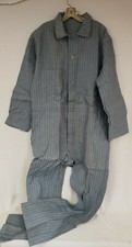 VTG Mens Worklassics By Clayton Pinstriped Vintage Made In The USA Coveralls 44