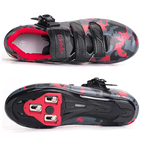 MTB Schuhe Außen Rennen Rennrad Mit SPD Stollenschuhe Herren Mountainbike Schuhe - Bild 3 von 38