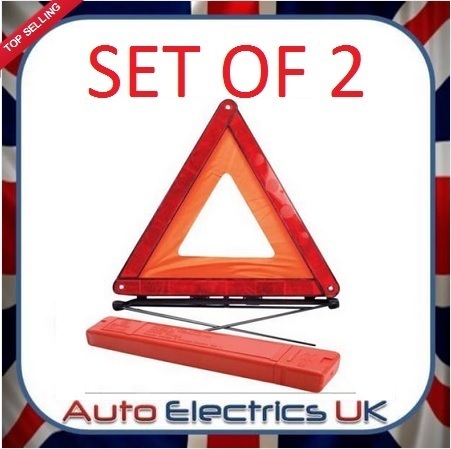 MTL Emergency Breakdown Warning Triangle – 2 Pack – European Standard – For Spain & EU