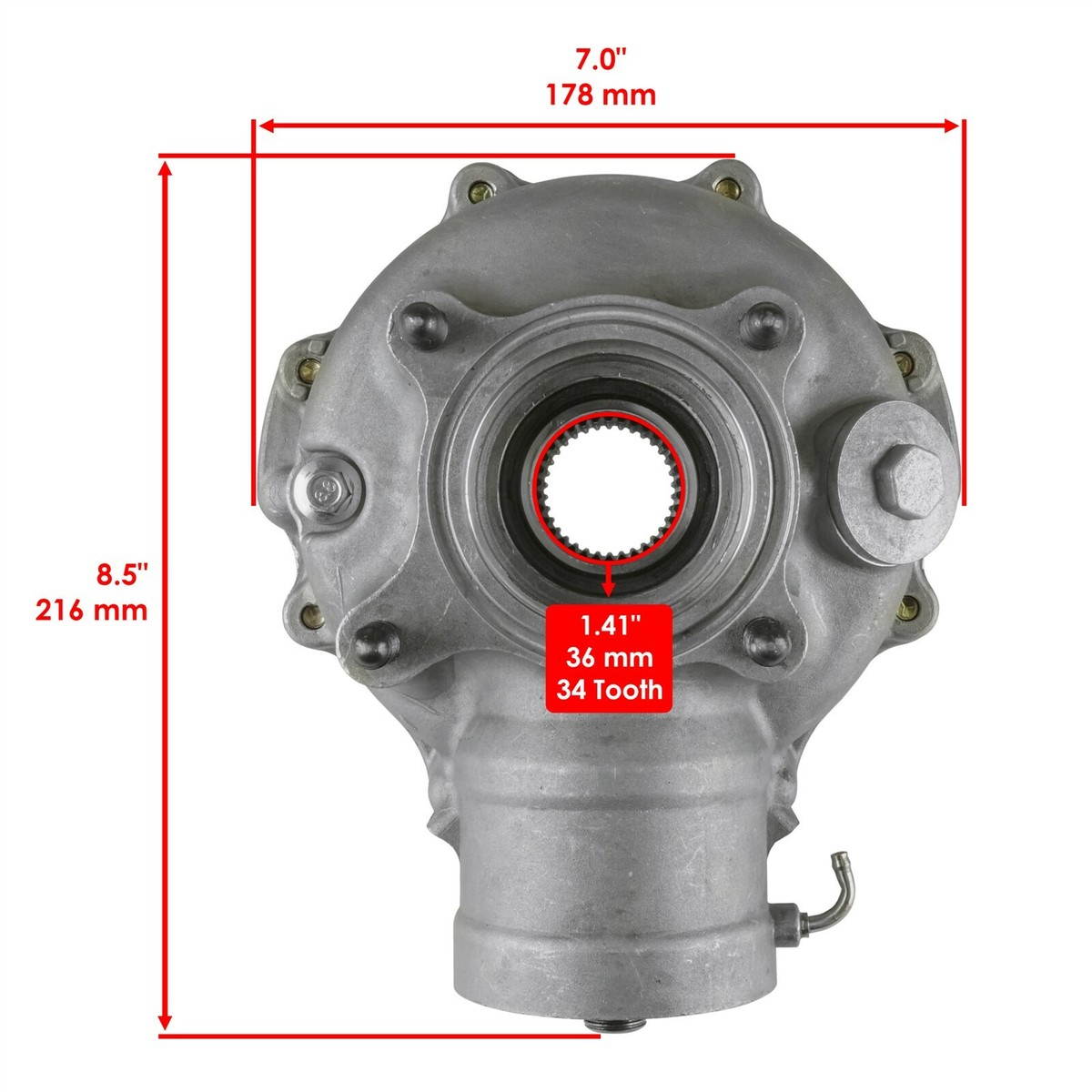 Honda Propeller Rear Axle Shaft Wheel Hub For Honda Rancher 420 TRX420 2007-2013 Honda Rancher 420 Accessories - Foto 11