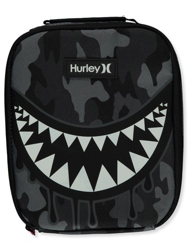 Caja de almuerzo para tiburones Hurley para niños - gris oscuro, talla única - Imagen 2 de 2