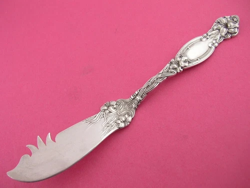 Rare Sterling Silver INTERNATIONAL Cheese Serving Knife w/ Pick FRONTENAC 1903