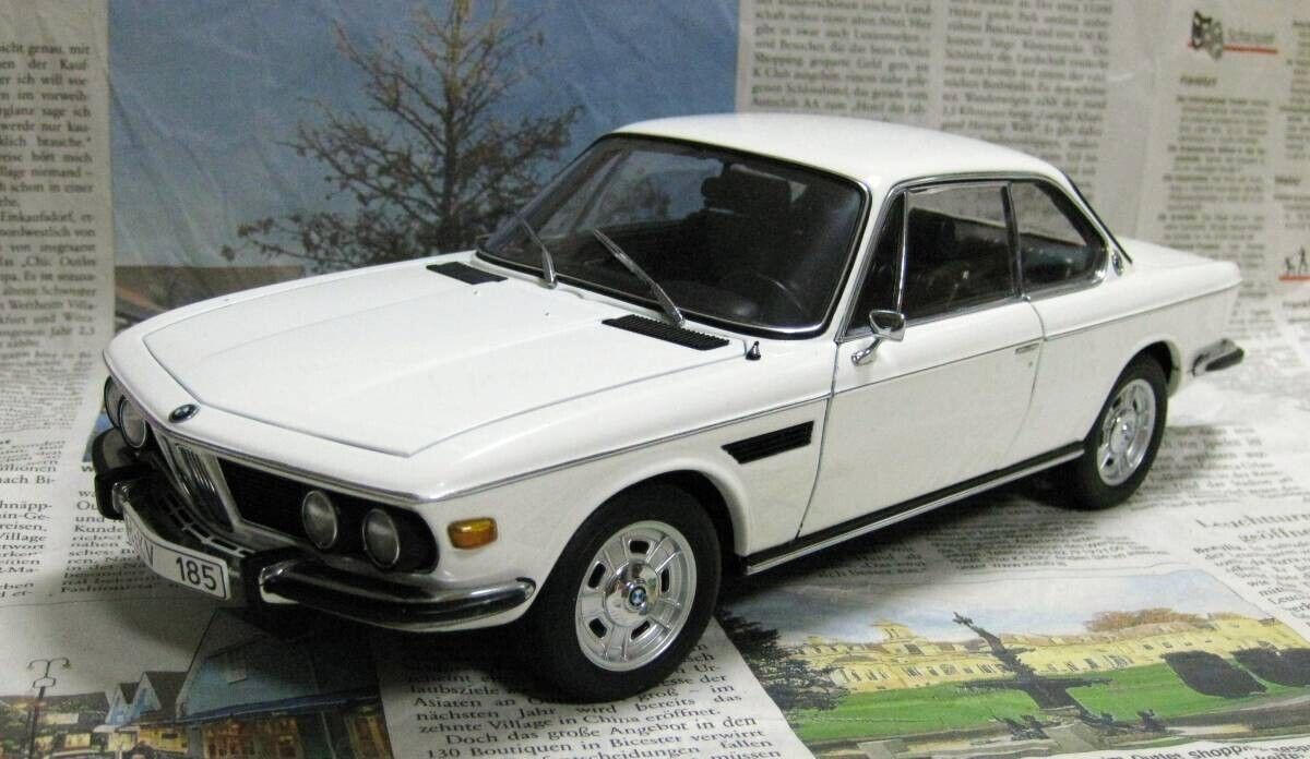 1/18 AUTOart BMW 3.0 CSi White Without Box From Japan Model 1/18 AUTOart BMW 3.0 CSi White Without Box From Japan Model