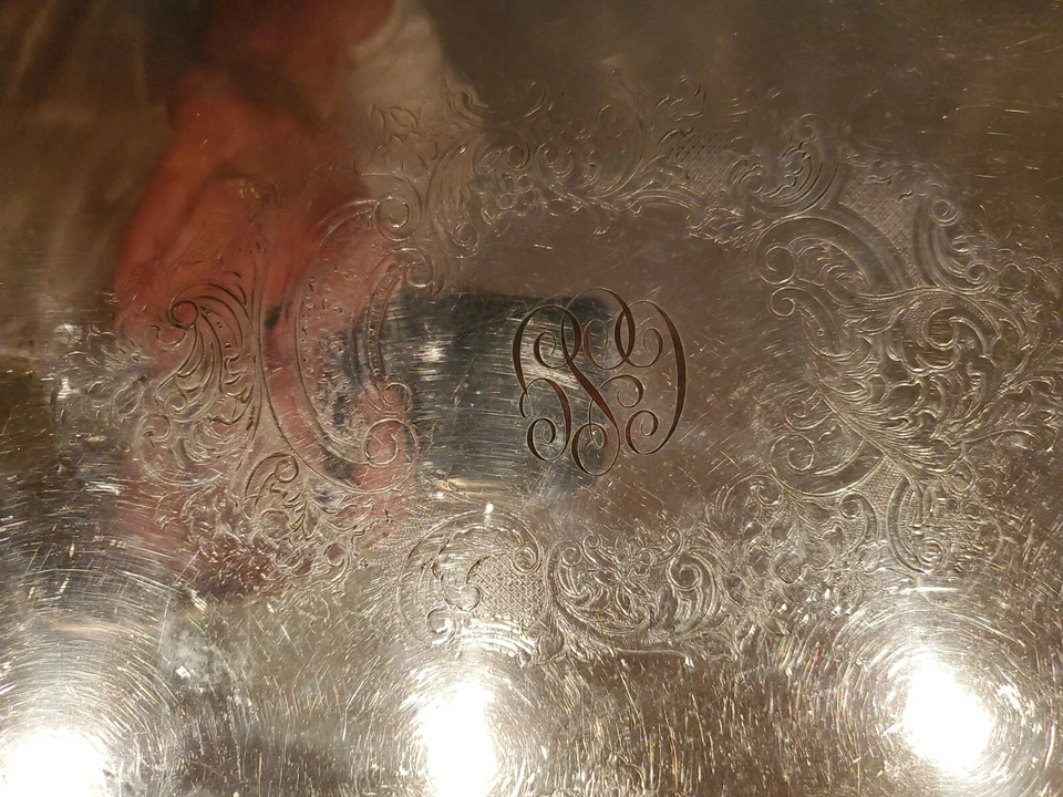 PRECIOSO PLATO VINTAGE BIRKS REGENCY 2 ASAS Foto 4 de 4