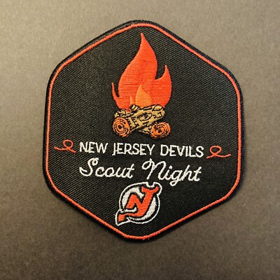 Scout Night New Jersey Devils Patch EMBROIDERED Approx 3.5” Girl Boy ...