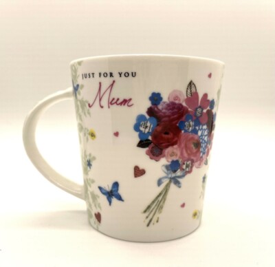 SALE Butterfly Just For You Mum Mug Mothers Day Gift Box Free Next - Main Image