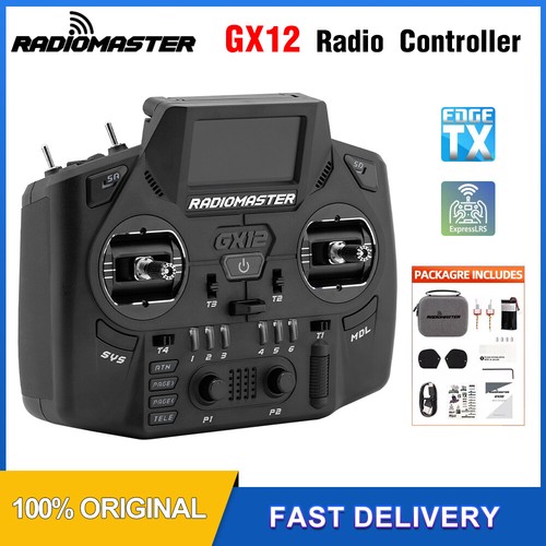 Radiomaster GX12 Radio Transmitter Dual-band Controller 2.4GHz/900MHz 16CH ELRS - Picture 5 of 24
