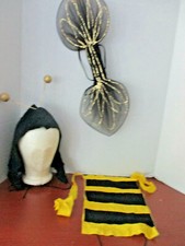 Home Made BUMBLEBEE Hood, Chestplate, Wings Child's One Size set A