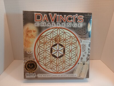 Leonardo Da Vinci's Davinci Challenge Strategy Symbols Board Game Factory Sealed