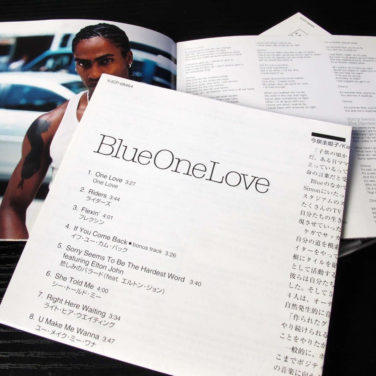 Blue - One Love JAPAN CD 17 Tracks + Bonus Video W/OBI Mint VJCP