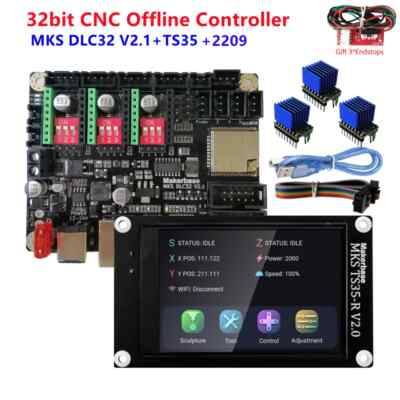 Offline Wifi Controller LCD Display Upgrade kits for CNC Laser Engraving Machine