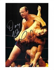 m3031 Terry Funk  vs Dory Funk Jr.  signed wrestling Photo w/COA **Bonus**