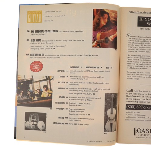 Acoustic Guitar Magazine September 1996 100 Essential Cds - Picture 2 of 3