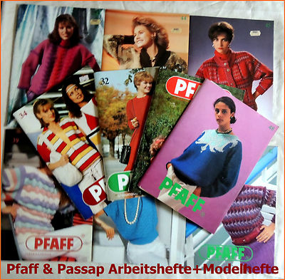 Pfaff Arbeitsheft+ Modellheft geeignet für Pfaff & Passap strickmaschine (10S24)