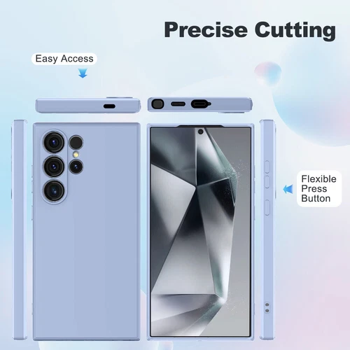 Für Samsung Galaxy S25 S25 Plus S25 Ultra Silikon Hülle Case Cover + Hartglas - Bild 7 von 46