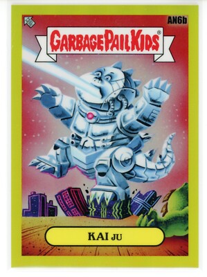 2021 Topps Garbage Pail Kids Chrome Yellow Refractor AN6b KAI Ju