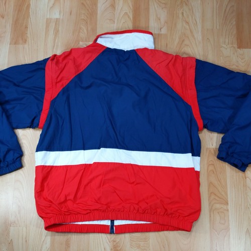 Vintage 90s Ellesse Full Zip Windbreaker Track Jacket Unisex Med color block - Picture 10 of 11