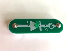 SNAP CIRCUITS Elenco Green Light Emitting Diode (LED), Part # 6SCD2