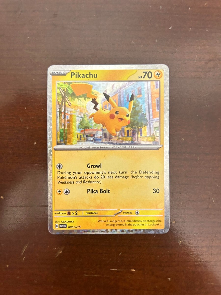 ま*る様 2023 POKEMON M.P. ピカチュウカード Pikachu 006/015 M23 McDonald's Pokémon Card - 2023 - Holo | eBay